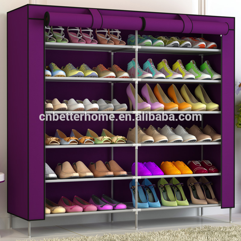 36 PAIRS SHOE RACK (PURPLE)