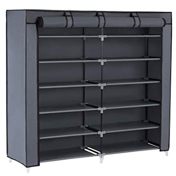 36 PAIRS SHOE RACK (GREY)