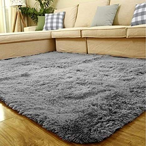 7*8 FLUFFY CARPET(GREY)