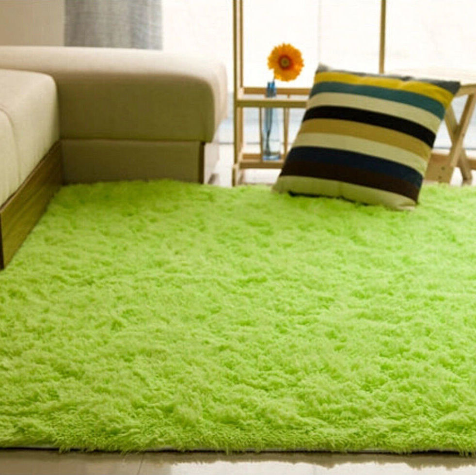 7*8 FLUFFY CARPET(GREEN)