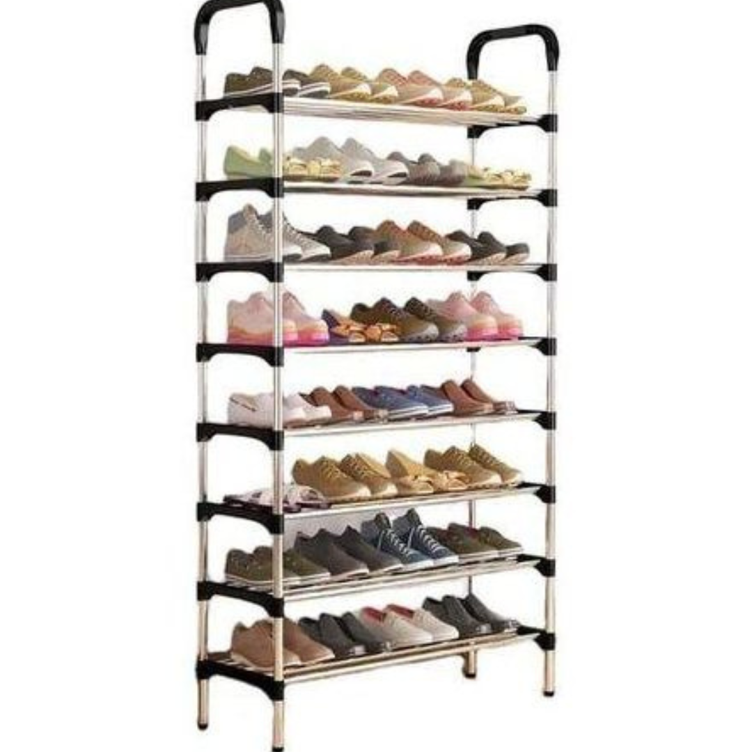 Adjustable Shoe Rack-Black